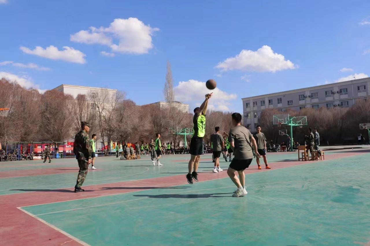 军士学院行走的思政课-红色之旅篮球比赛