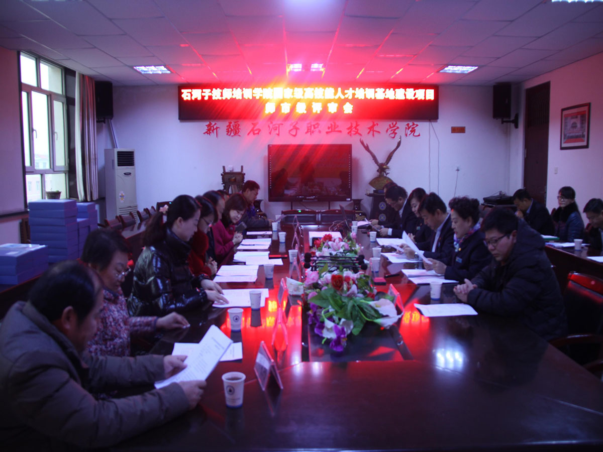 对高技能人才培训基地建设项目进行师市级评审