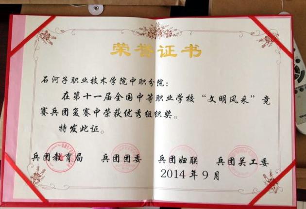 全国文明风采大赛获奖