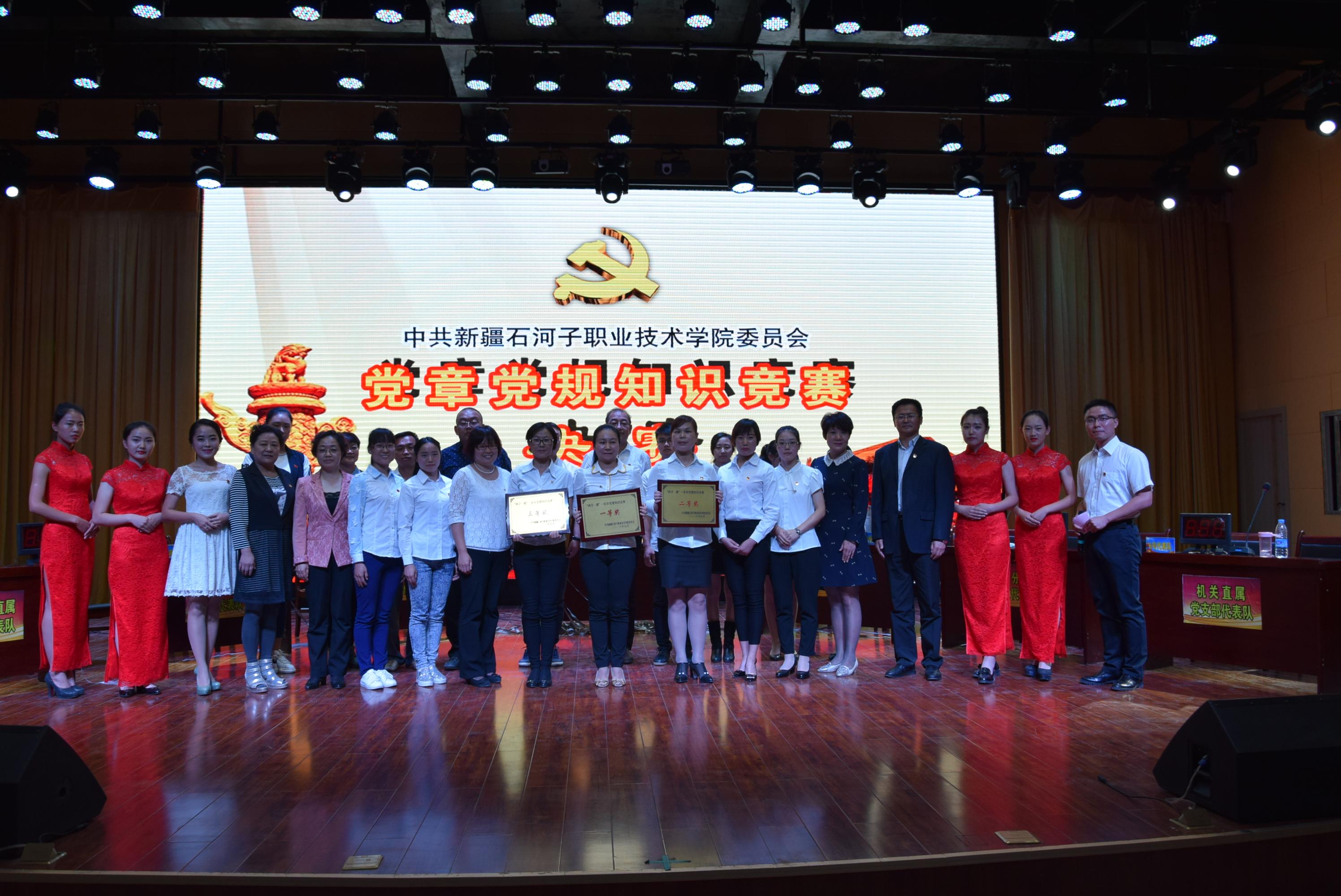 热烈庆祝学院“党章、党规”知识竞赛胜利闭幕